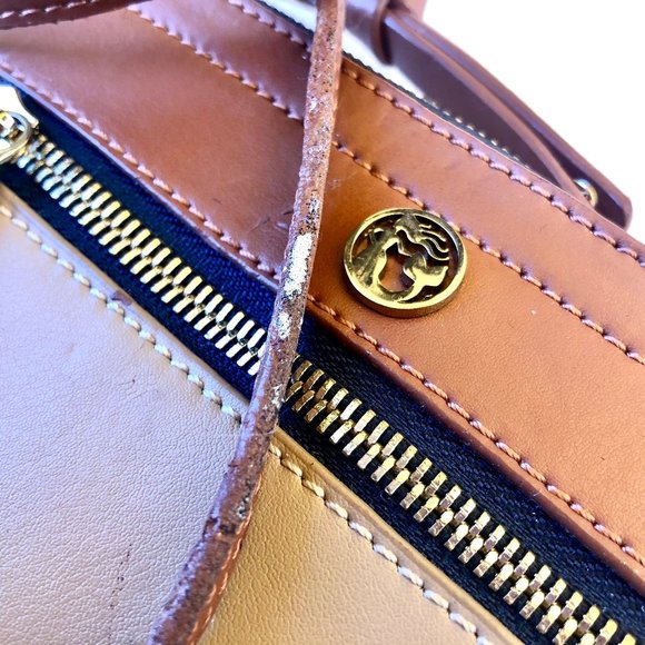 Crossbody Handbag Linen + Leather Skinny SPARTINA Daufuskie Island - Picture 12 of 13